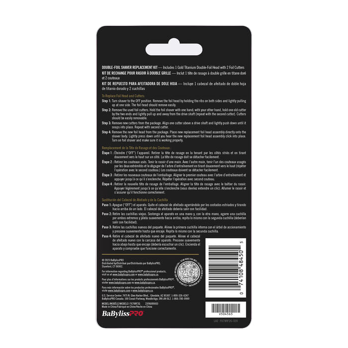 BaByliss Pro FXONE Double Foil Replacement Kit