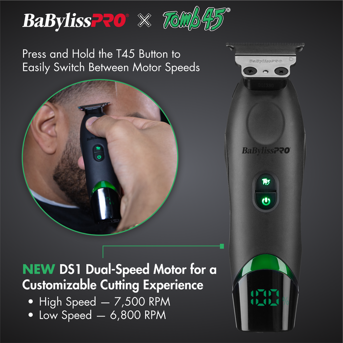 BaBylissPRO x Tomb45 Trimmer with Wireless Charging