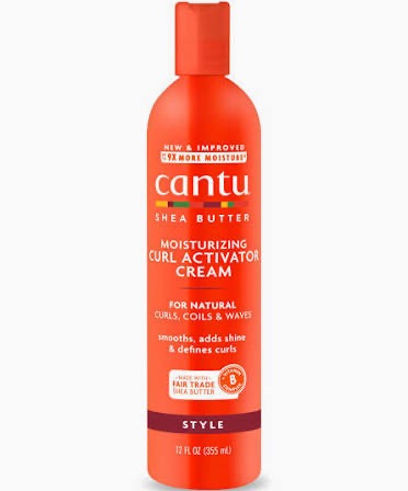 Cantu Shea Butter Moisturizing Curl Activator Cream for Natural Hair, 12 oz