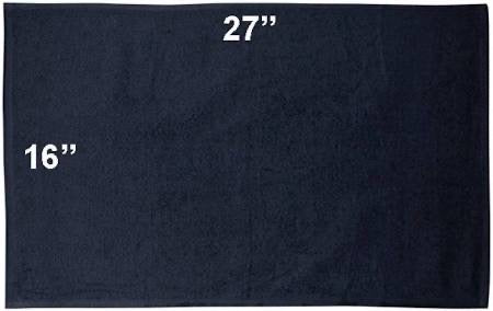 Diane Stain Resistant Black Towels, 12 Pack