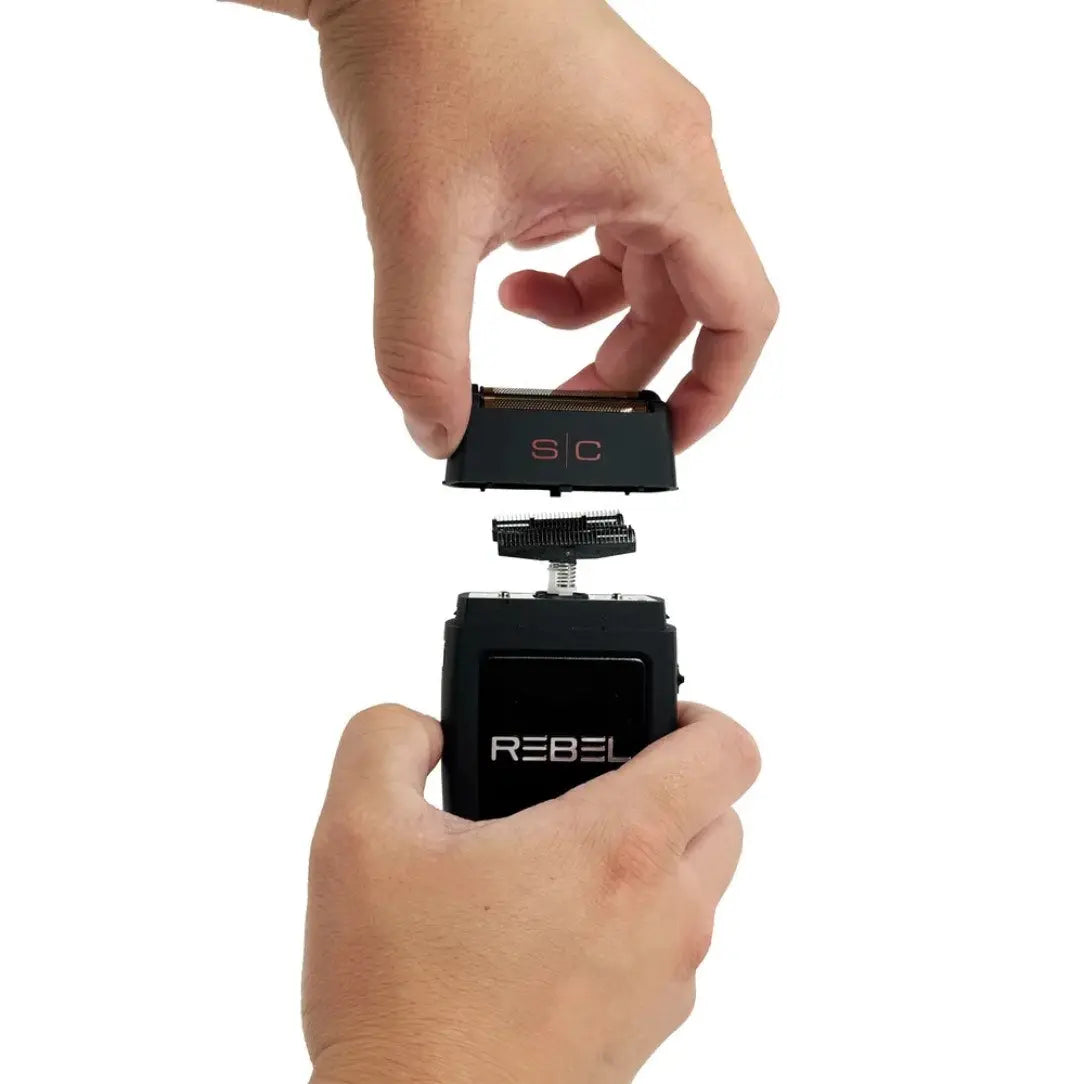 StyleCraft Gold Titanium Foil Head & Cutter Replacement Set for Rebel Shaver