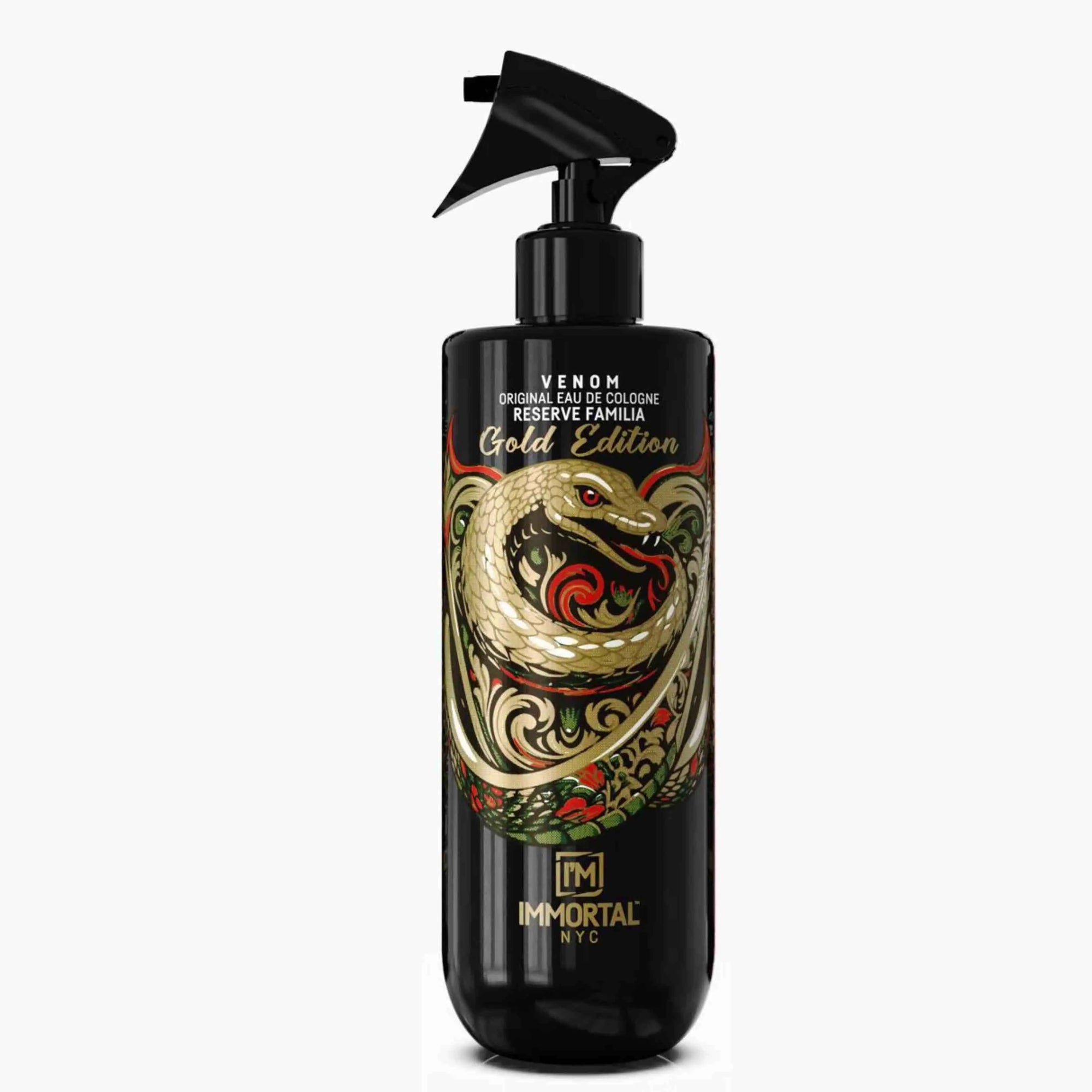 IMMORTAL NYC FAMILIA VENOM GOLD EDITION AFTERSHAVE COLOGNE (16.9OZ)