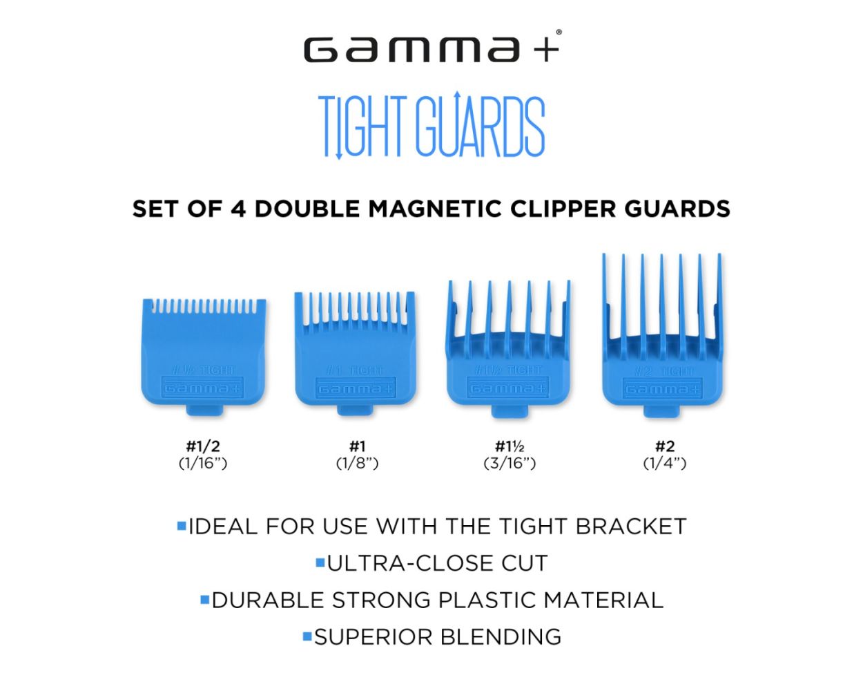 Gamma+  Double Neodymium Magnets Tight Guards
