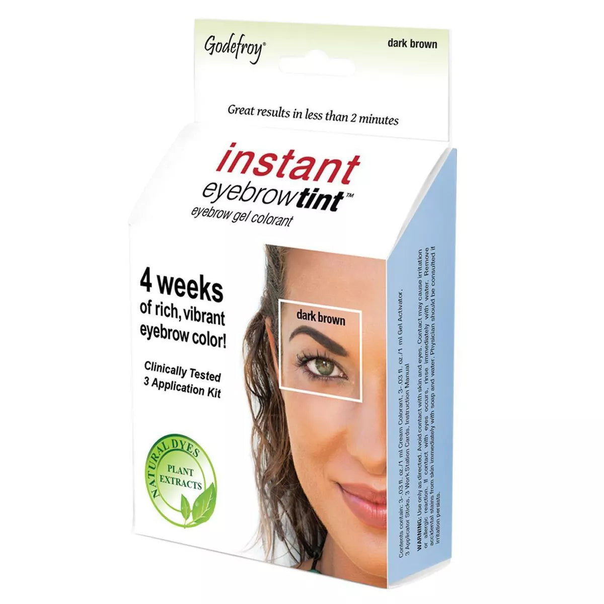 Godefroy instant eyebrow tint Dark Brown