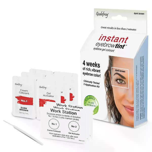 Godefroy instant eyebrow tint Dark Brown