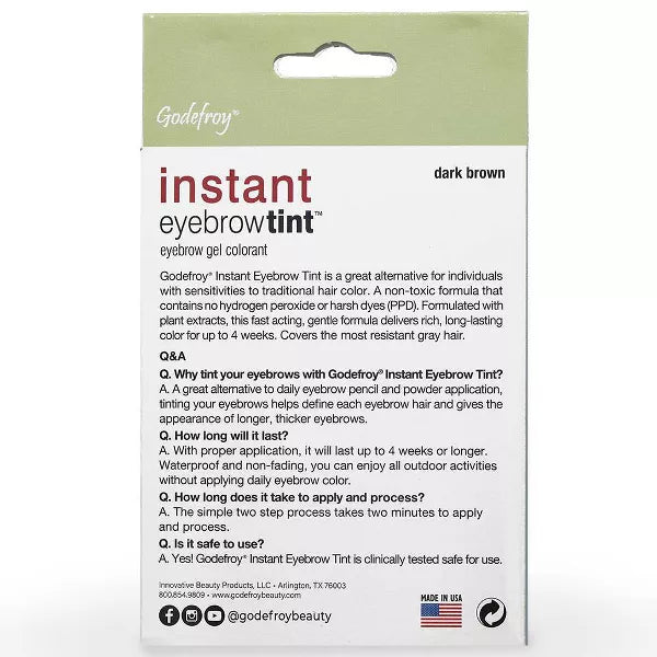 Godefroy instant eyebrow tint Dark Brown