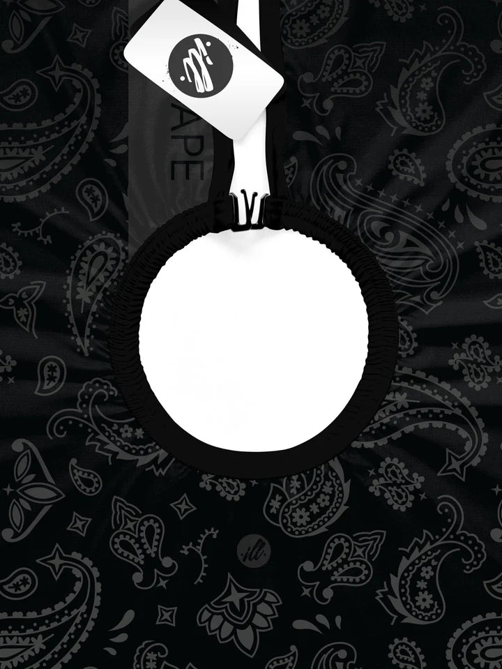 Illuzien Black Bandana PRO Cape Elastic