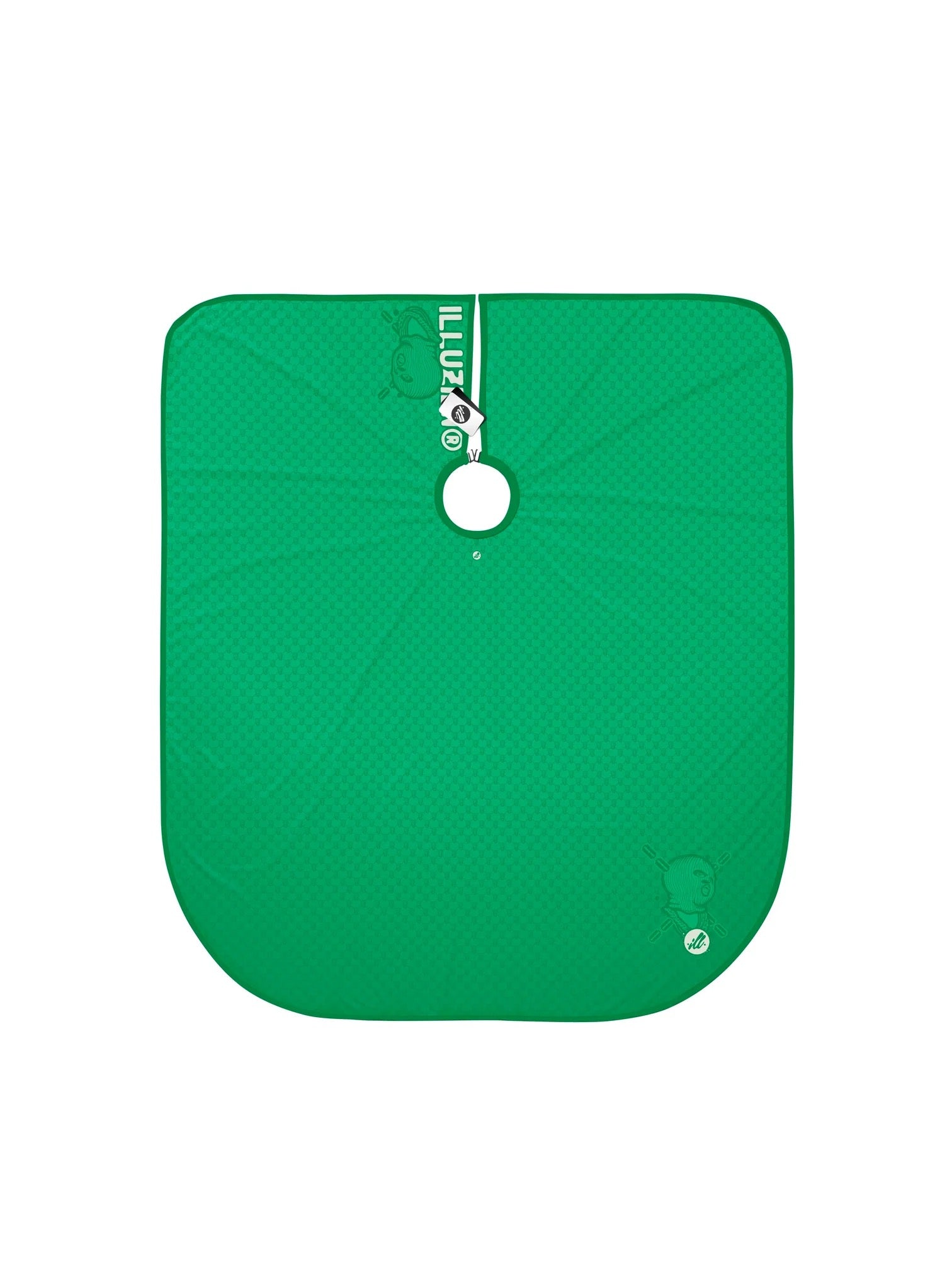 Illuzien Green Ski Mask Cape