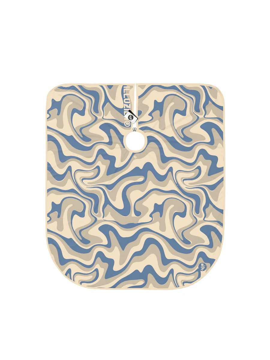 Illuzien Tidal Blue Wavy PRO Cape Elastic