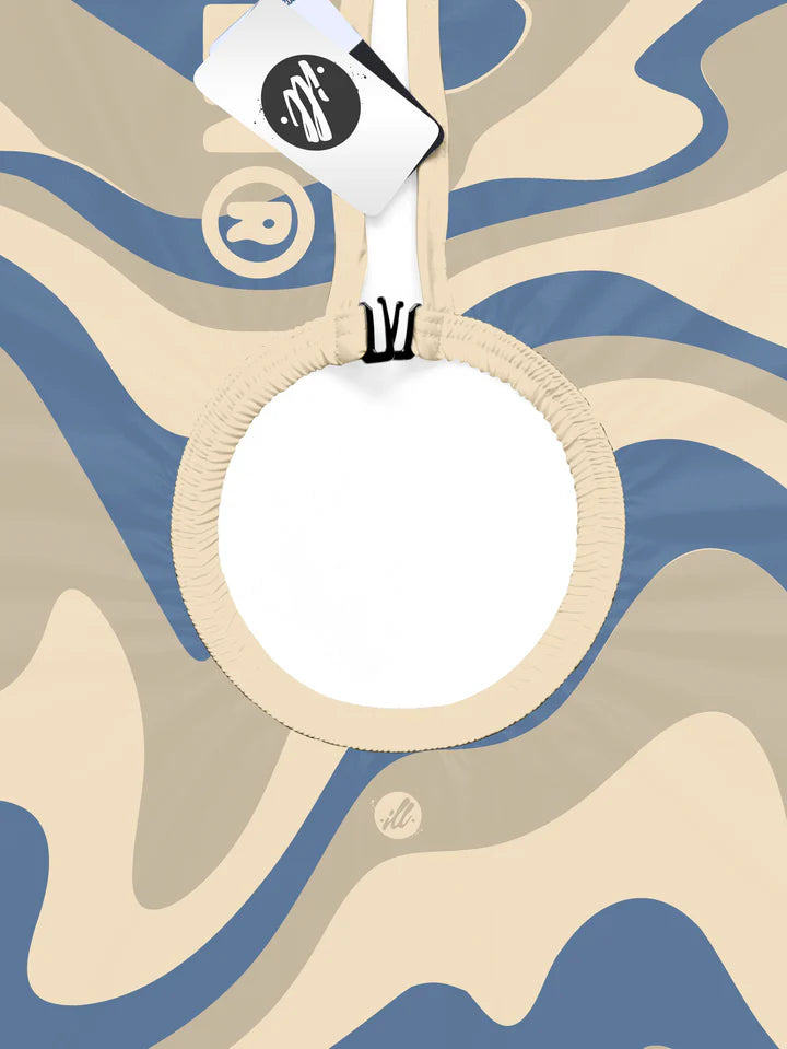 Illuzien Tidal Blue Wavy PRO Cape Elastic