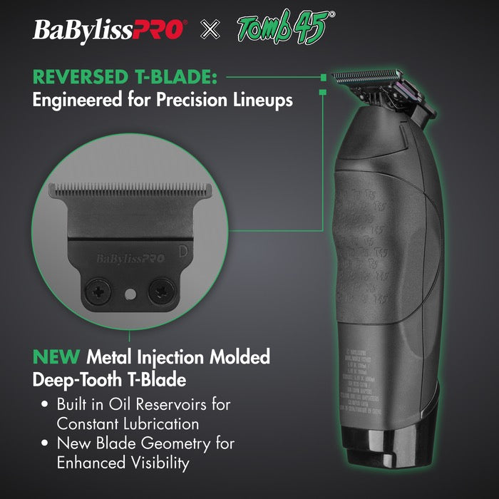 Babyliss FX Tomb45 Trimmer with F R E E Wireless Charging Pad