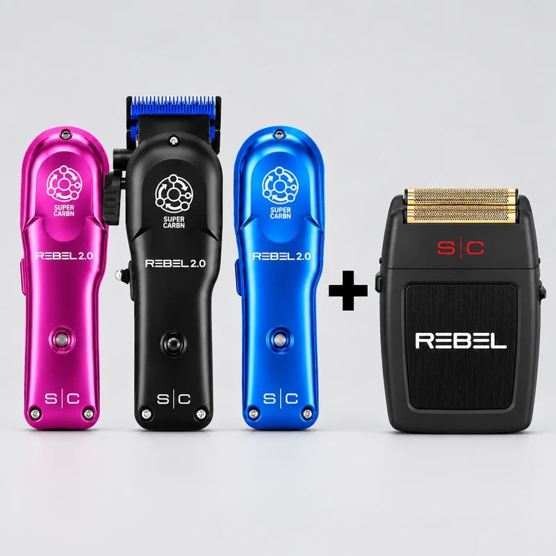 StyleCraft Rebel 2.0 Professional Clipper + FREE Rebel Foil Shaver
