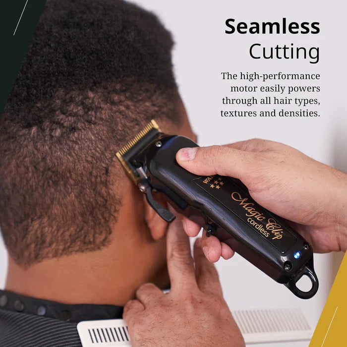Wahl Professional 5 Star Magic Clip Cordless Clipper - Black