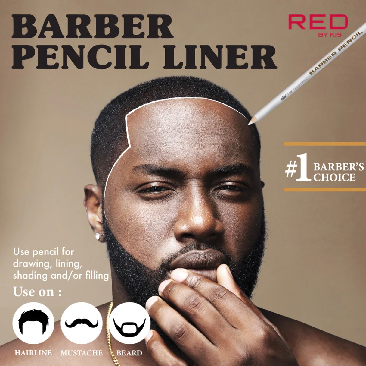 Professional Barber Pencil (3 Color Pack)