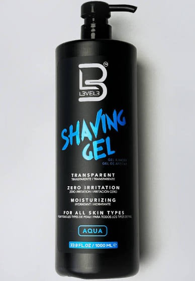 Level 3  Shaving Gel Aqua 33.8 oz