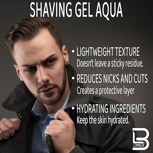 Level 3  Shaving Gel Aqua 33.8 oz