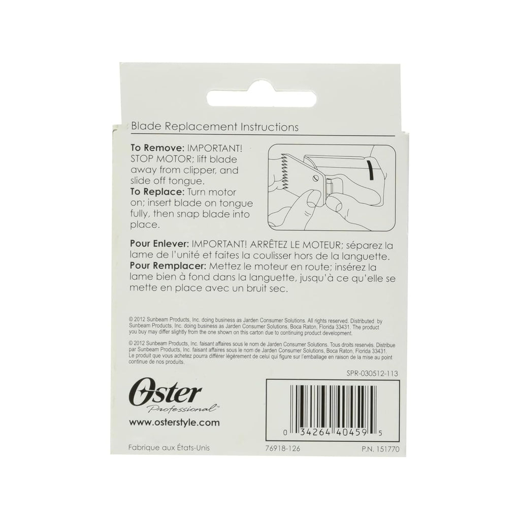 Oster 76918-126 Detachable Clipper Blade 2 (1/4" 6.3mm)