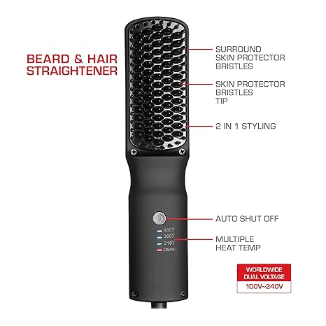 Red By Kiss Beard & Hair Straighter