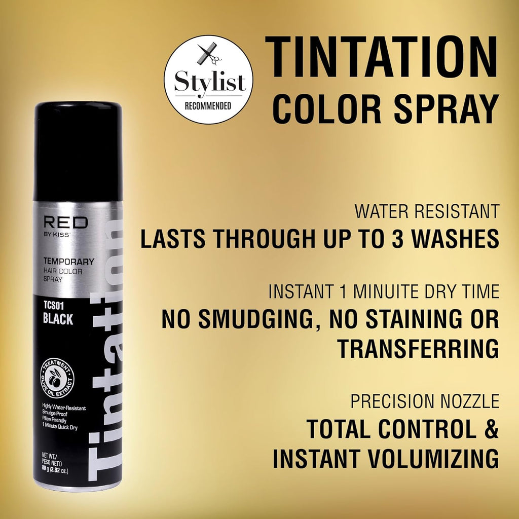 Red Kiss Express Tintation Temporary Hair Color Spray