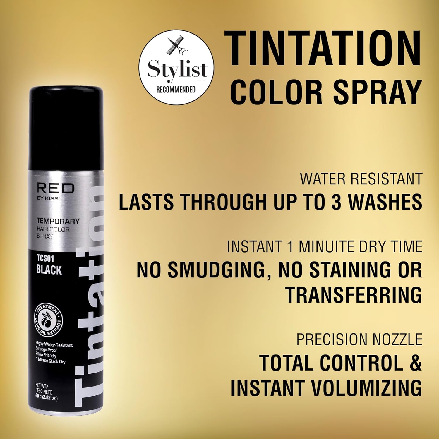 Red Kiss Express Tintation Temporary Hair Color Spray