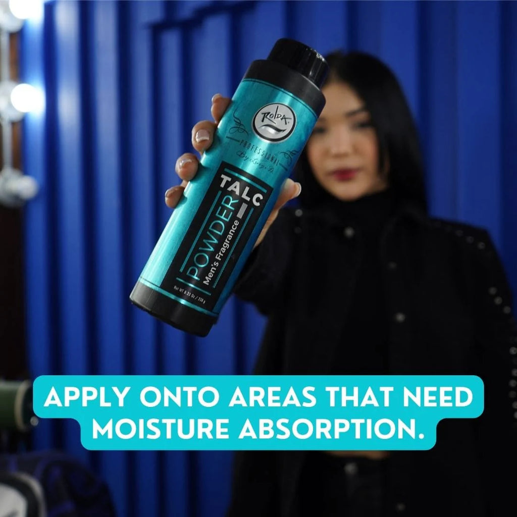 Rolda - Men's Barber Talc Powder | Talcum Powder