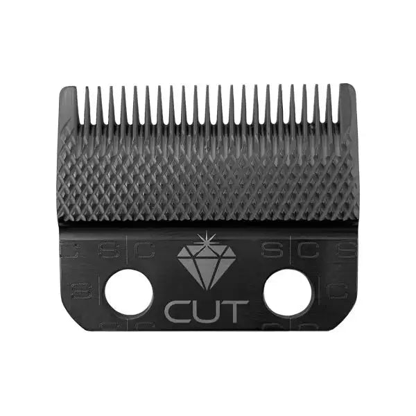 Stylecraft Replacement Diamond Cut Fixed Fade Hair Clipper Blade with Shallow Tooth 2.0 Moving Cutter Set (SC540B)