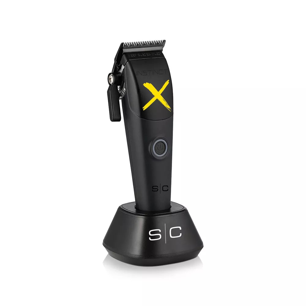 Stylecraft Instinct Professional IN2 Vector Motor Cordless Hair Clipper with Intuitive Torque Control, 3 Modular Lids