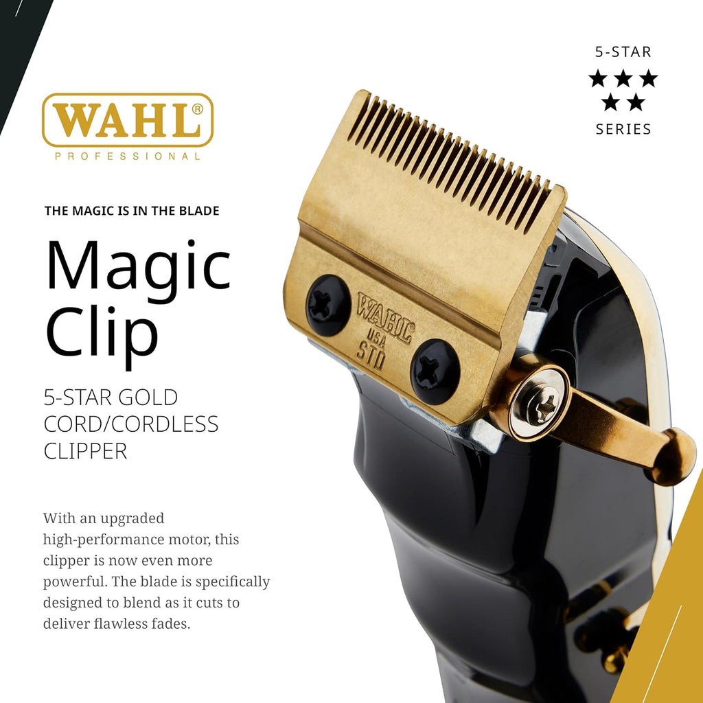 Wahl 5 Star Limited Edition Gold Cordless Magic Clip