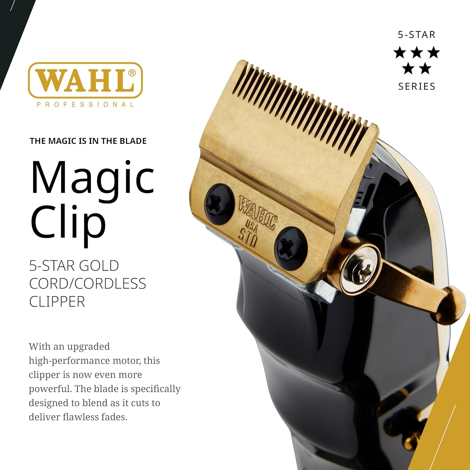 Wahl 5 Star Limited Edition Gold Cordless Magic Clip
