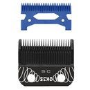 StyleCraft Black DLC Echo Clipper Blade & Blue Ceramic Cutter (SC554B)