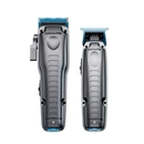 BaBylissPRO Low-Profile Interchangeable Battery Clipper & Trimmer Set - Gray