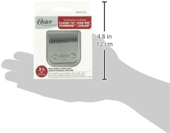 Oster Professional 76918-146 Detachable Clipper Blade Replacement 3 1/2 (3/8") 9.5mm Fits Classic 76, Star-Teq, Powerline, Outlaw