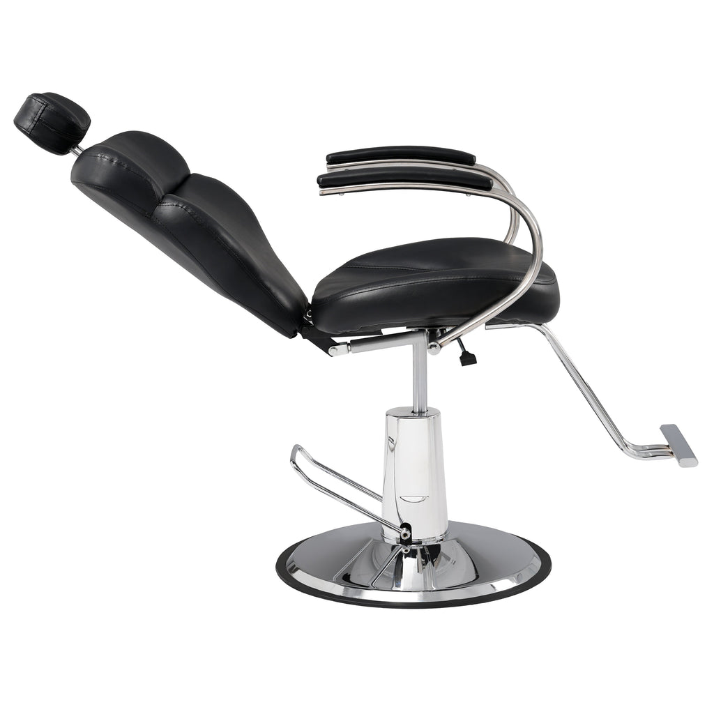 Premium Reclining barber Chair Salon Chair for Hair Stylist with Heavy Duty Hydraulic Pump, 360° Rotation, Tattoo Chair  Shampoo Beauty Salon Equipment,  Max Load Weight 330 Lbs