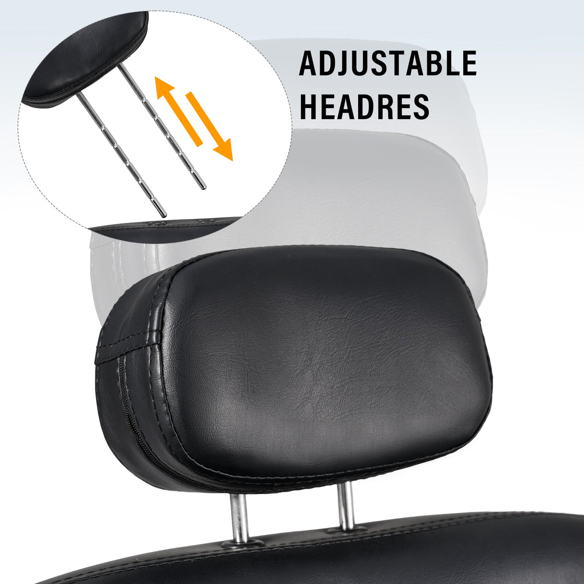Premium Reclining barber Chair Salon Chair for Hair Stylist with Heavy Duty Hydraulic Pump, 360° Rotation, Tattoo Chair  Shampoo Beauty Salon Equipment,  Max Load Weight 330 Lbs