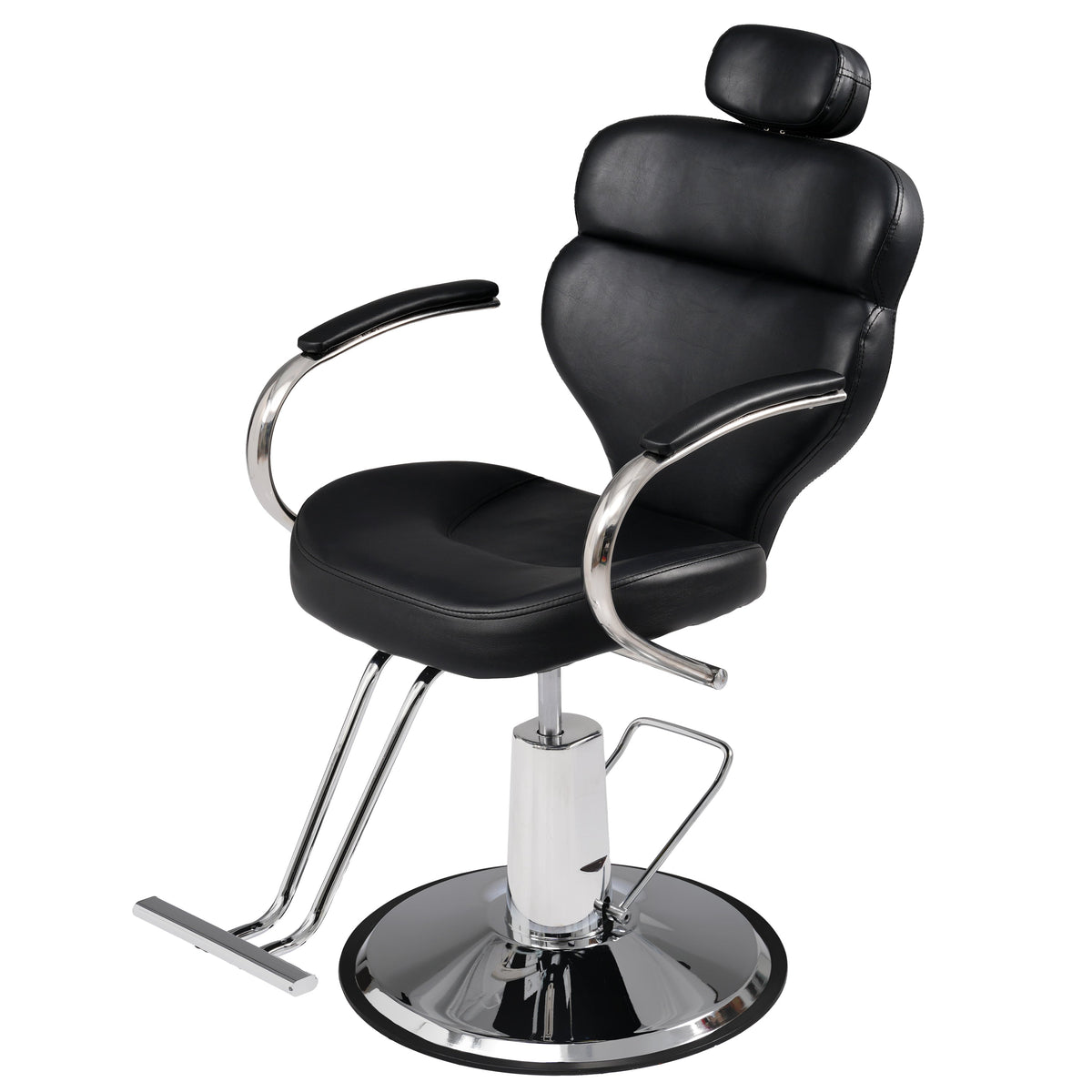Premium Reclining barber Chair Salon Chair for Hair Stylist with Heavy Duty Hydraulic Pump, 360° Rotation, Tattoo Chair  Shampoo Beauty Salon Equipment,  Max Load Weight 330 Lbs