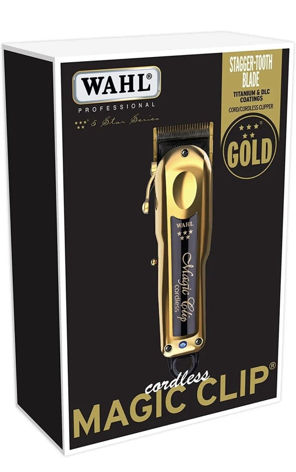 Wahl 5 Star Limited Edition Gold Cordless Magic Clip